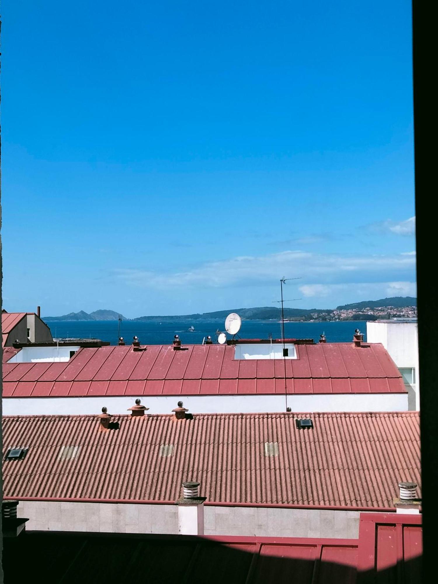 Apartamento Con Garaje Vistas Cies Vigo Luaran gambar